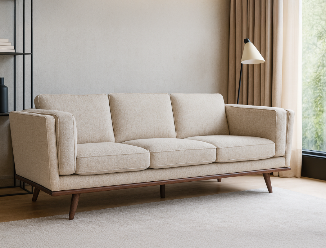 Sidney 3 Seater Fabric Sofa