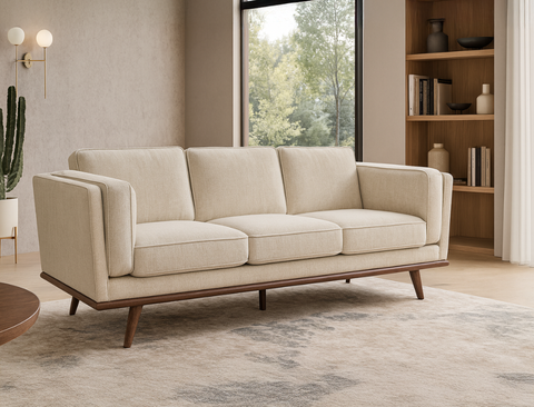 Sidney 3 Seater Fabric Sofa