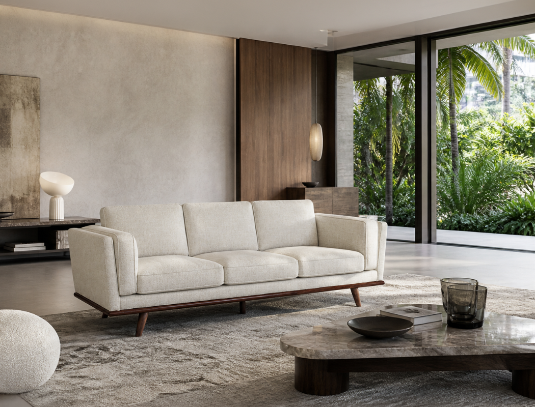 Sidney 3 Seater Fabric Sofa