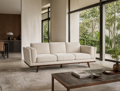 Sidney 3 Seater Fabric Sofa