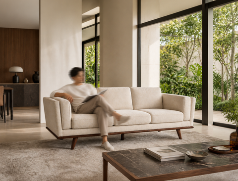 Sidney 3 Seater Fabric Sofa