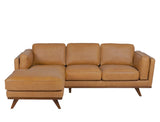 Sidney (Petite) Left Facing L-Shape Leather Sofa