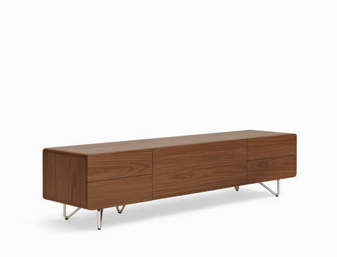 Sierra Wood TV Console (180cm), American Walnut
