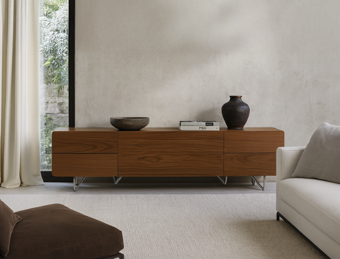 Sierra Wood TV Console (180cm), American Walnut