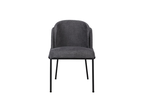 Sofia Fabric Dining Chair, Charcoal