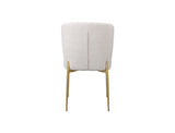 [CLEARANCE] Soraya Fabric Dining Chair, Pearl Boucle