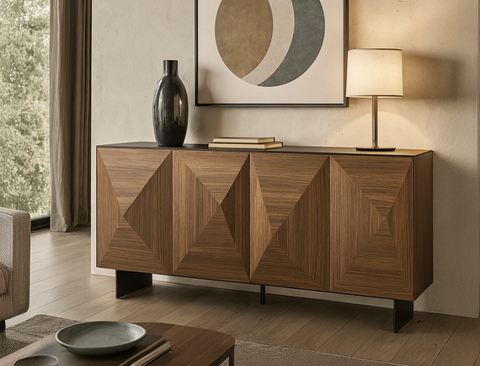 Vega Wood Sideboard, American Black Walnut