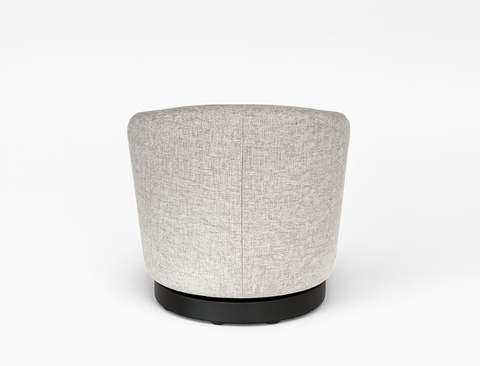 Vienna Swivel Armchair, Sand Grey