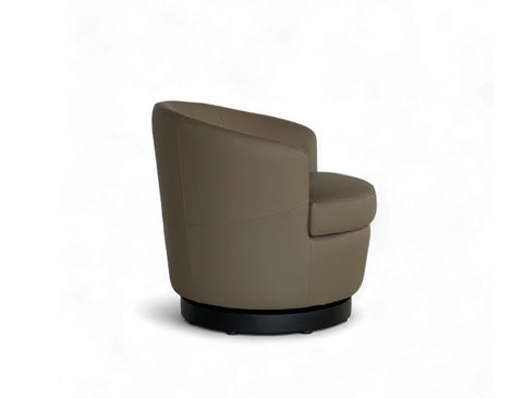 Vienna Swivel Armchair (Top Grain Leather)
