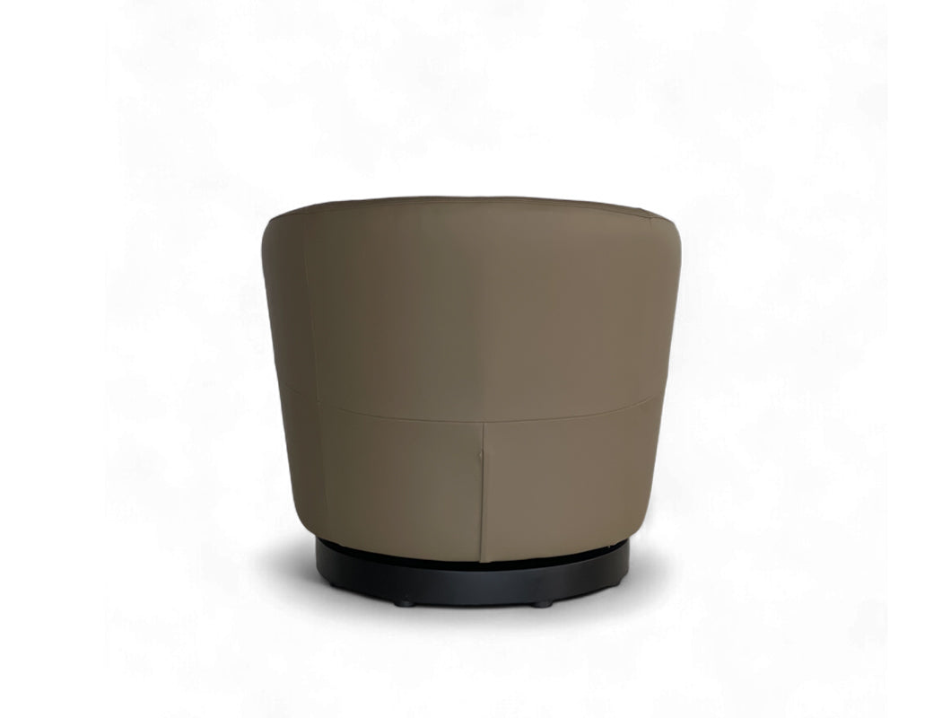 Vienna Swivel Armchair (Top Grain Leather)