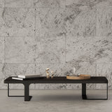Voyage Wood Coffee Table, Smoked Oak