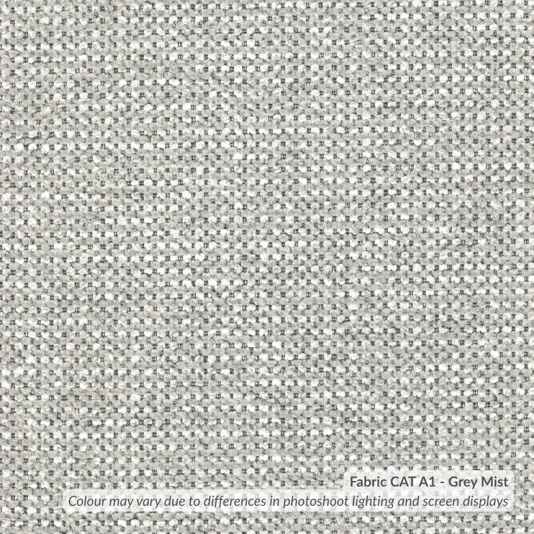 Owen 3 Seater Fabric Sofa Fabric CAT A1 Grey Mist Delivery in 6-8 Weeks