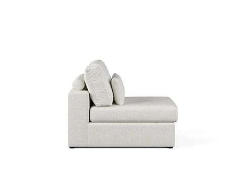 Amara Armless Sofa, Atelier Beige