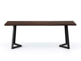 Aster Dining Table, Dark Walnut (210cm)