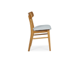 [CLEARANCE] Aubrey Chair, White Oak
