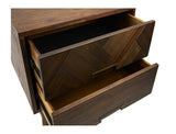 Austin Herringbone Bedside Table, Set of 2