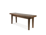Austin Herringbone Solid Wood Dining Bench (125cm)