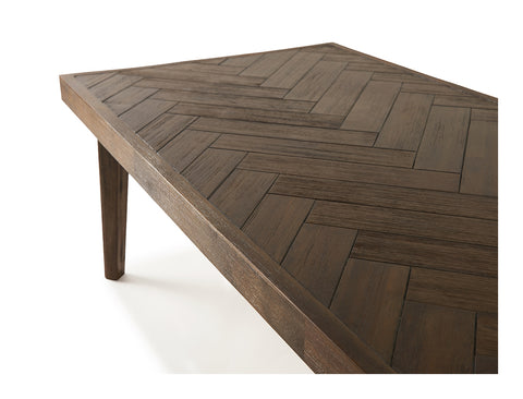 Austin Herringbone Solid Wood Coffee Table