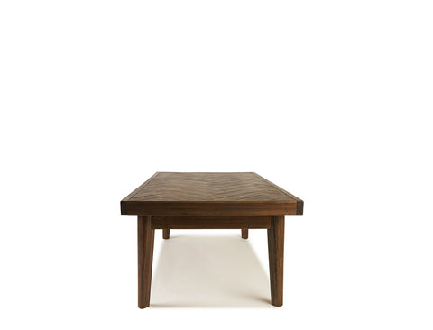 Austin Herringbone Solid Wood Coffee Table