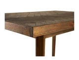 [CLEARANCE] Austin Herringbone Solid Wood Dining Table (140cm)