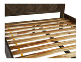 Austin Wood Bed Frame, King with 2 Bedside Tables Set