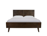 Austin Wood Bed Frame, King with 2 Bedside Tables Set