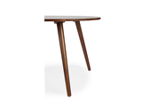 Axel Round Solid Wood Dining Table (120cm), American Black Walnut