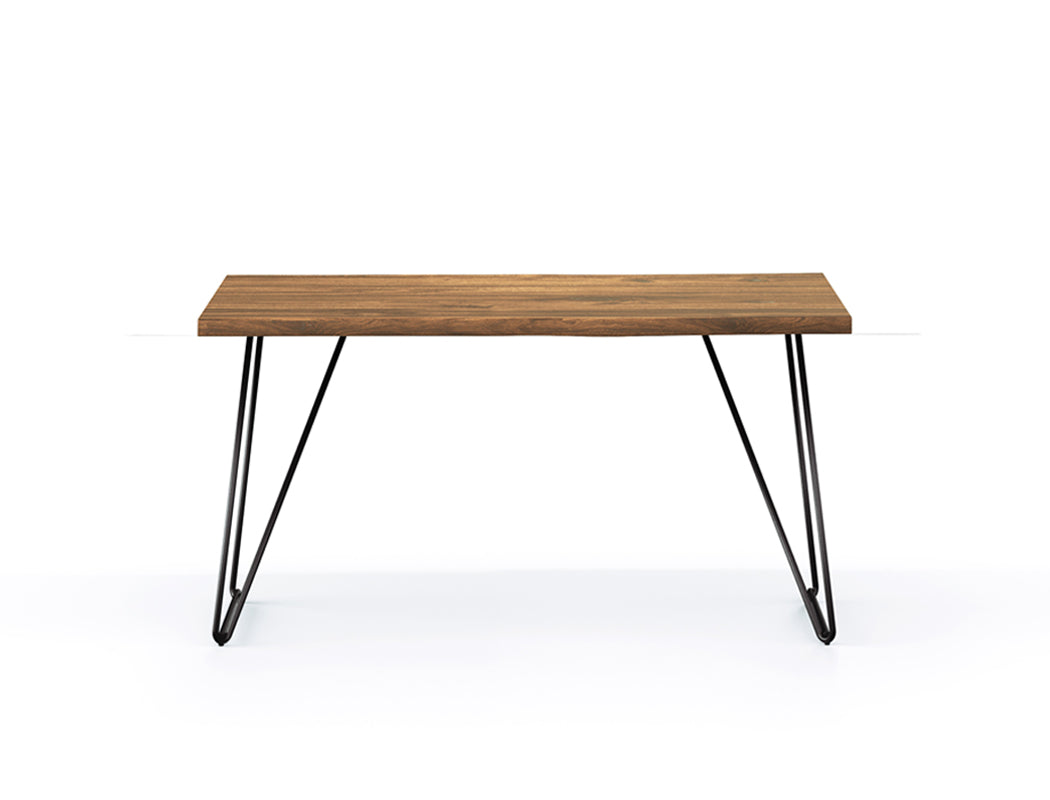 Barcelona Live Edge Solid Wood Dining Table, Natural 150cm Customised: Delivery in 8-10 Weeks