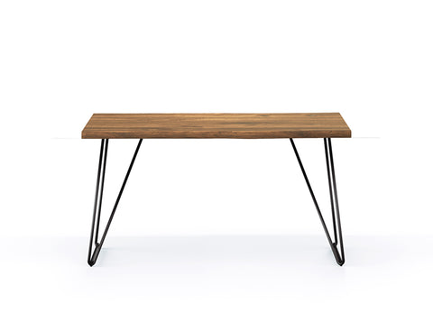 Barcelona Live Edge Solid Wood Dining Table, Natural 150cm Customised: Delivery in 8-10 Weeks