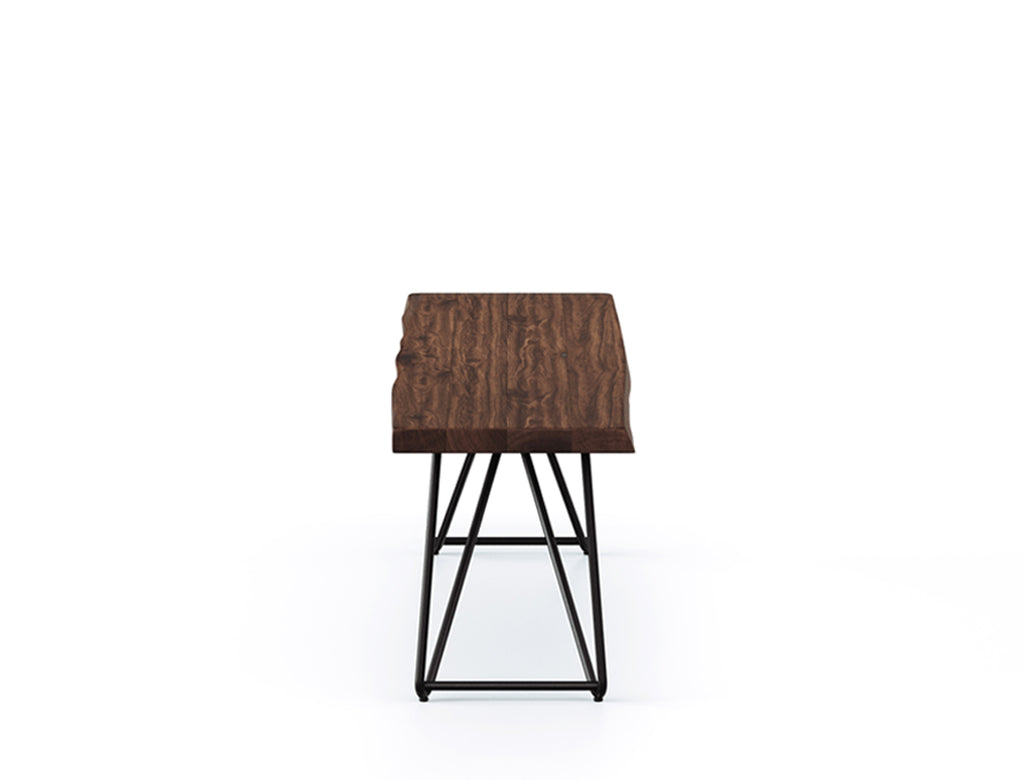 Barcelona Bench, Dark Walnut (150cm)
