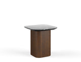 Bari Marble Side Table, Black