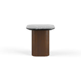 Bari Marble Side Table, Black