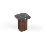 Bari Marble Side Table, Black