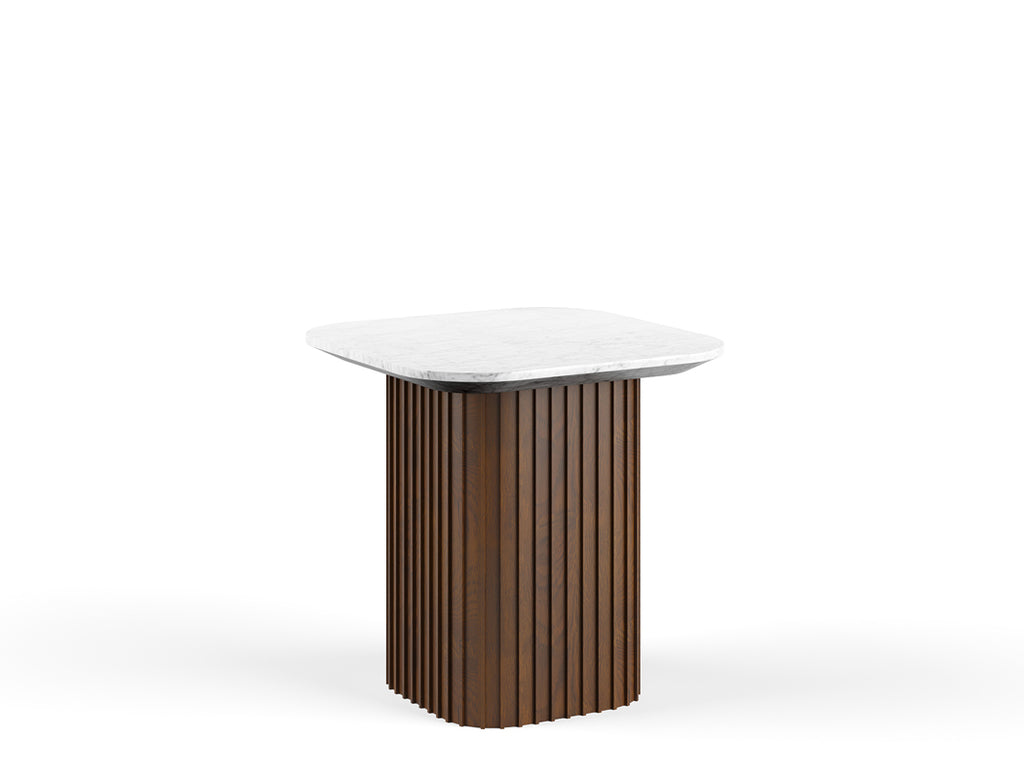 Bari Side Table, White