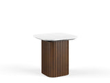 Bari Side Table, White