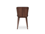 Bo Dining Chair (Top Grain Leather), Black Walnut