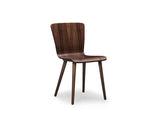 Bo Dining Chair, Black Walnut, Set of 4
