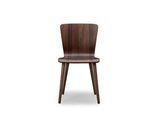 Bo Wood Dining Chair, Black Walnut