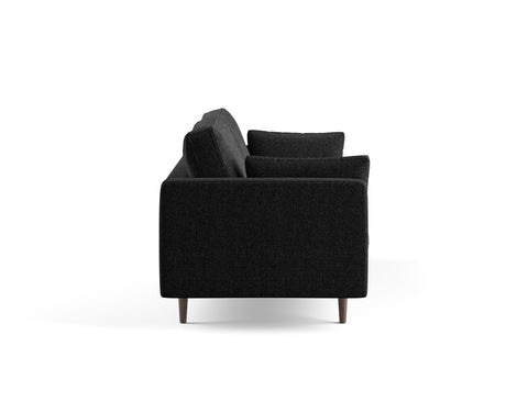 Boston 3 Seater Sofa, Black Granite
