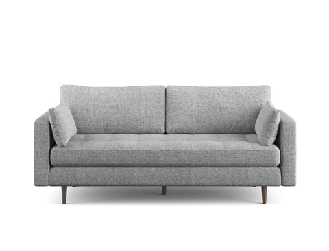 Boston 3 Seater Fabric Sofa Fabric CAT A1 Steel Granite Brown Delivery in 6-8 Weeks: Customised