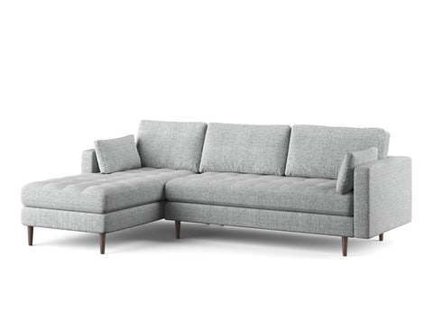 Boston Left Facing L-Shape Fabric Sofa