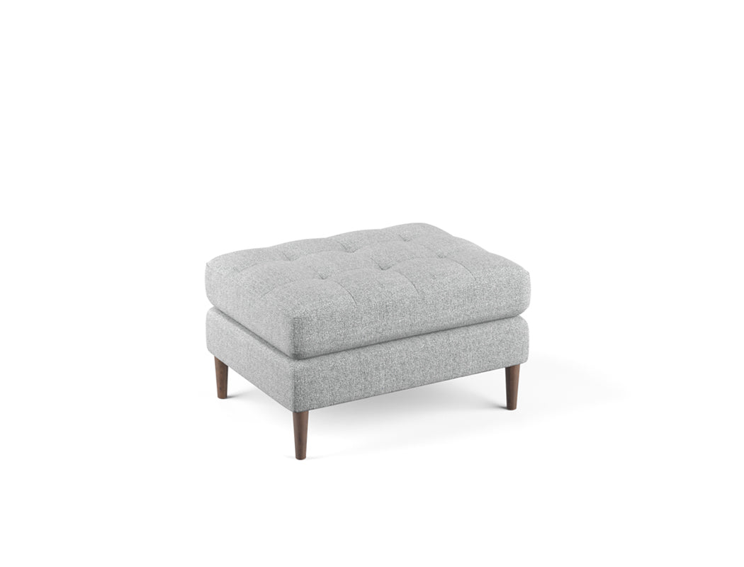Boston Ottoman, Steel Granite