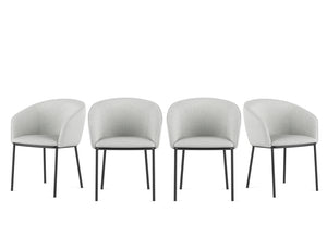 Chloe Chair, Glacier Grey, Set of 4