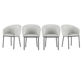 Chloe Chair, Glacier Grey, Set of 4