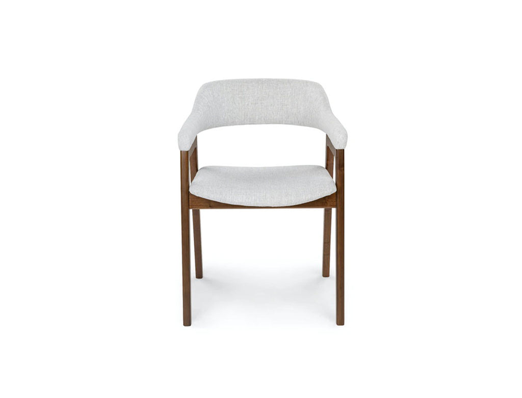Emery Dining Arm Chair, Mist Grey, Set of 4