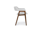 Emery Dining Arm Chair, Mist Grey, Set of 4