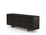 Emilia Wood Sideboard, Smoked Oak