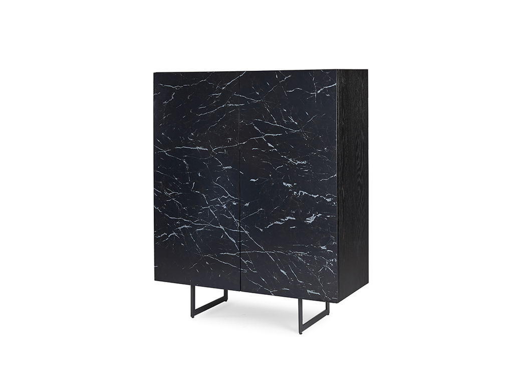 Etna Highboard, Black (Matt)