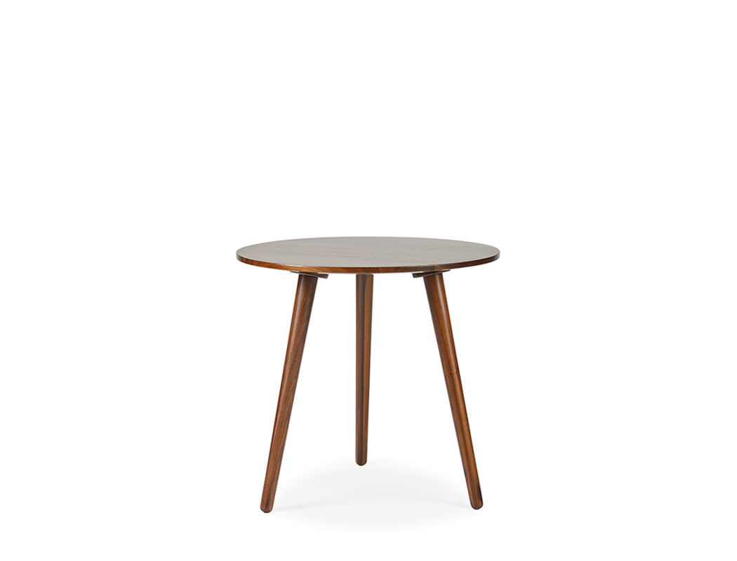 Eva Solid Wood Side Table, American Black Walnut