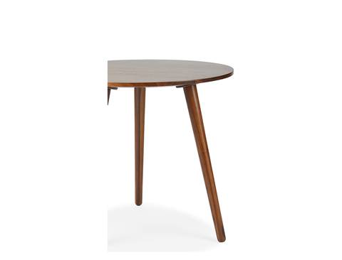 Eva Solid Wood Side Table, American Black Walnut